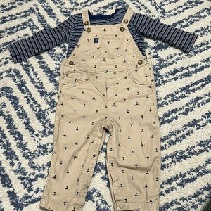 Boat Overalls spring or Easter outfit